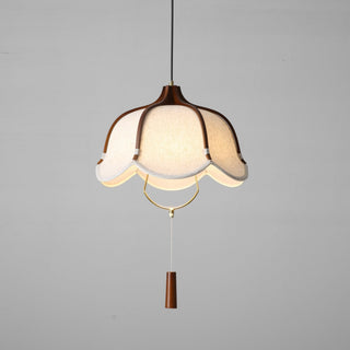 Lustra Suspension Lampe Lanterne Moderne en Tissu