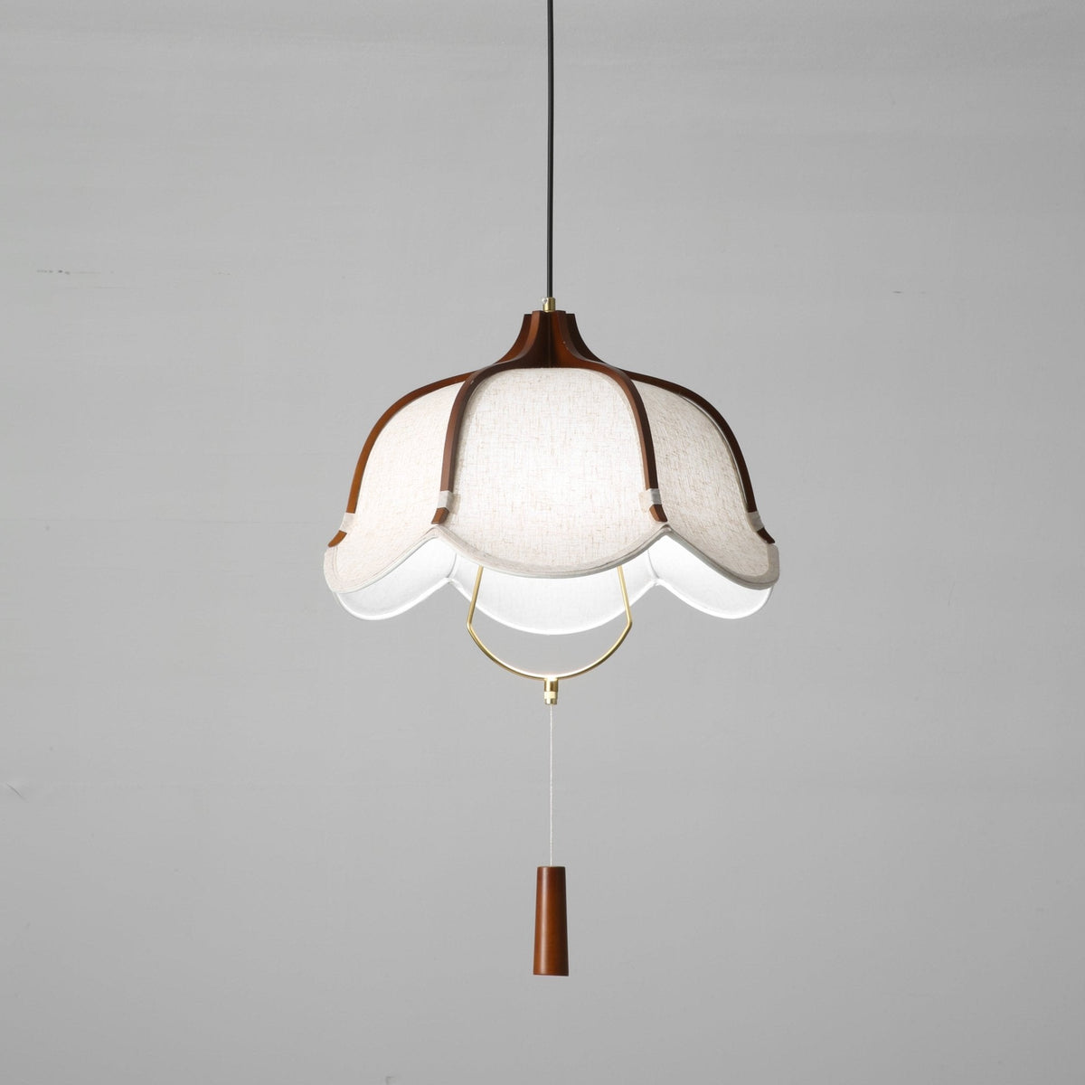Florielle Suspension Lampe Lanterne Moderne en Tissu