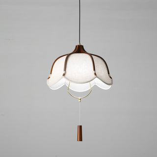 Lustra Suspension Lampe Lanterne Moderne en Tissu