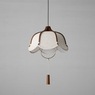 Lustra Suspension Lampe Lanterne Moderne en Tissu
