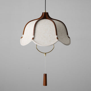 Lustra Suspension Lampe Lanterne Moderne en Tissu
