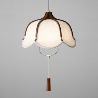 Lustra Suspension Lampe Lanterne Moderne en Tissu