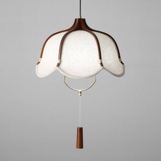 Lustra Suspension Lampe Lanterne Moderne en Tissu