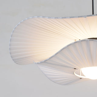 Ritta Suspension Petale Retro, Metal/Tissu, Blanc, Chambre à Coucher