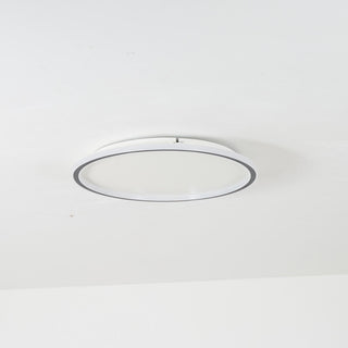 Eluxor Plafonnier Rond ModerneBlanc/Noir. Salon-Luire