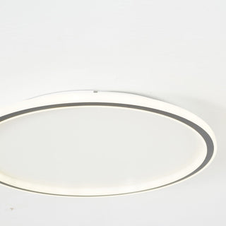 Eluxor Plafonnier Rond ModerneBlanc/Noir. Salon-Luire