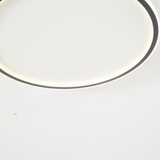 Eluxor Plafonnier Rond ModerneBlanc/Noir. Salon-Luire