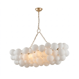 Glass Ball Bubble Chandelier-Neutral Decor