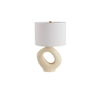 Lumestic Lampe de Table Sculpturale en Résine Et Tissu