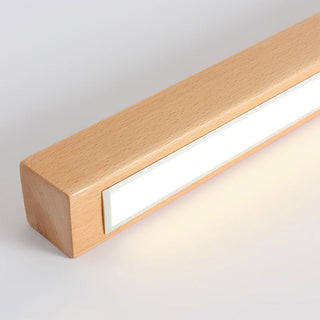 Ririxen Plafonnier Longue Linéaire Simple. Bois. Couloir/Chambre-Luire
