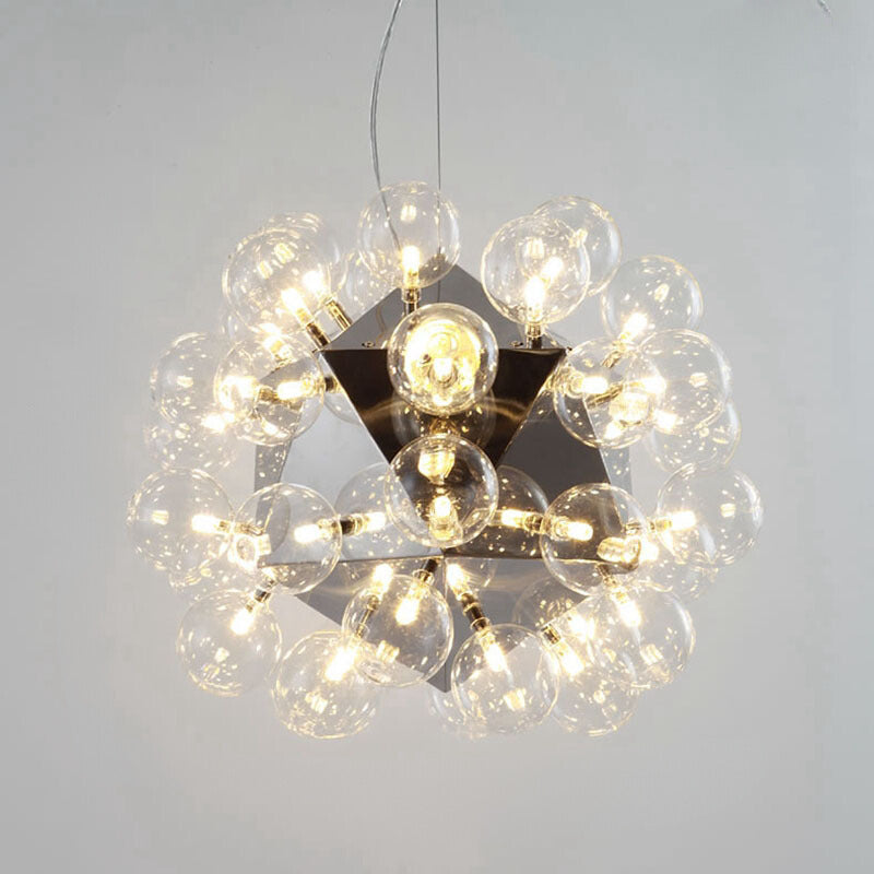 Silva Moderne LED Suspension Métal Verre Chambre À Coucher/Salon