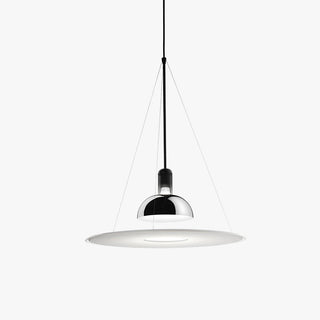 Arisha Suspension LED Moderne Métal/Acrylique Chromé/Noir