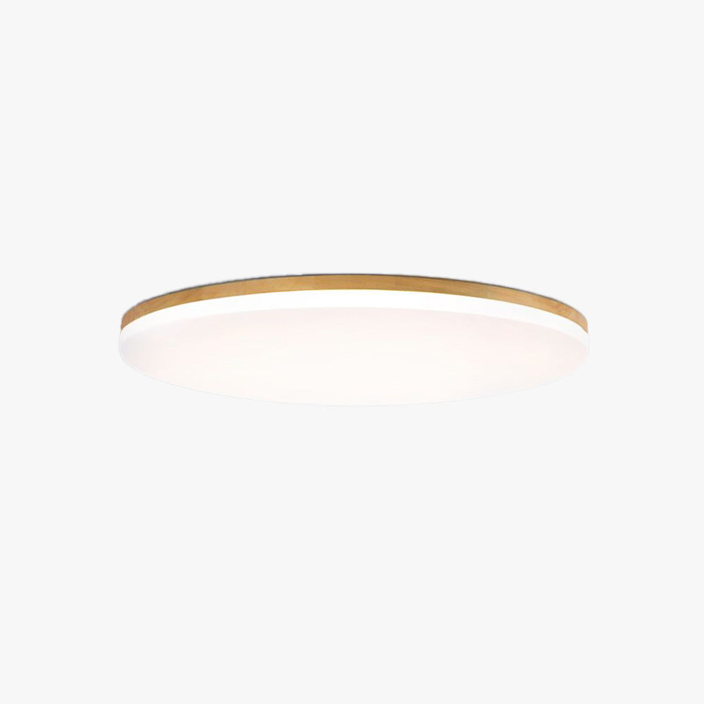 Evenor Plafonnier LED Grande Rond Moderne Bois-Cielum