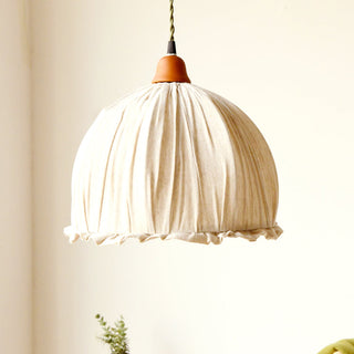 Arisha Suspension Dôme Vintage, Tissu, Beige, Salon/Chambre