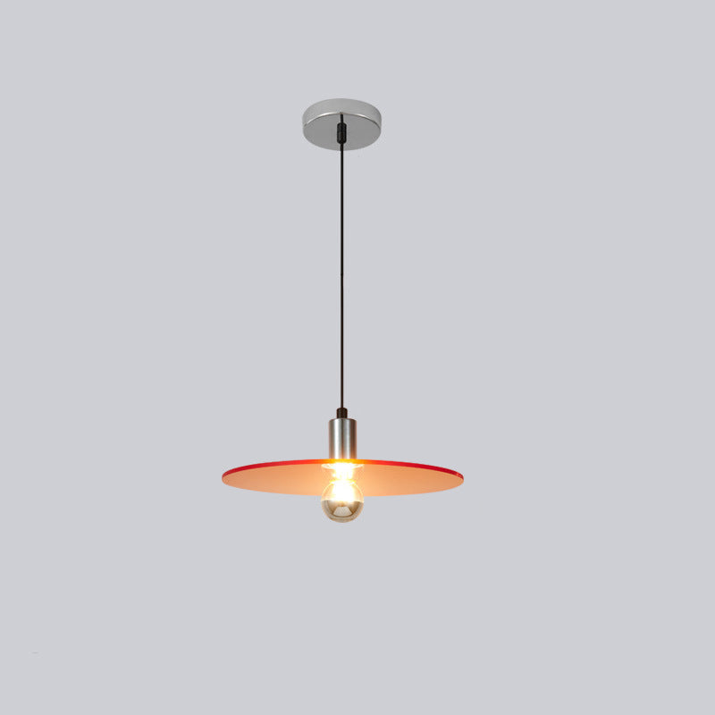 Arisha Nordique LED Plaque-Forme Verre Suspension Salon