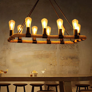 Silva Industrielle LED Luminaires Suspensions Rétro Métal Noir Salon/Chambre à Coucher