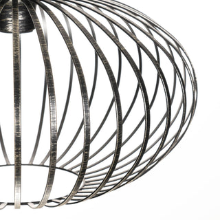 Arisha Industriel Creux Metal Suspension Salon
