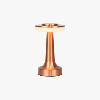 Mira Lampe de Table Champignon Moderne LED Métal/Acrylique Doré/Argent/Rose Rouge Salon
