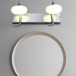 Arisha Applique Murale en Forme de Lanterne, Métal/Verre, Blanc, Chambre