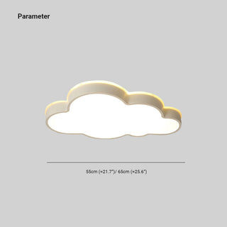 Aria Design LED Plafonnier Nuage Moderne Blanc Salon/Chambre à Coucher
