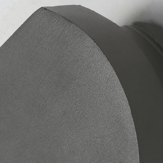 Ray Géométrique LED Applique Murale Noir Gris Métal Verre Cour
