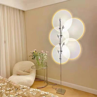 Mira Lampadaire Linéaire Minimaliste, Blanc Chaud/Naturel, Salon