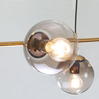 Valentina Moderne LED Suspension Globe Métal Verre Salon Cuisine
