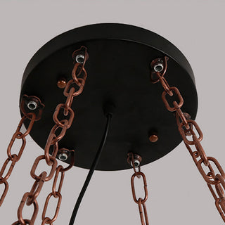 Epoch Suspension Polygone Géométrique, Metal/Bois, Marron, Salon