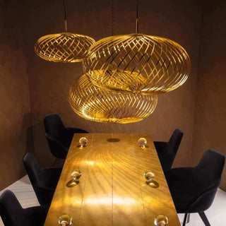 Arisha Industriel Creux Metal Suspension Salon