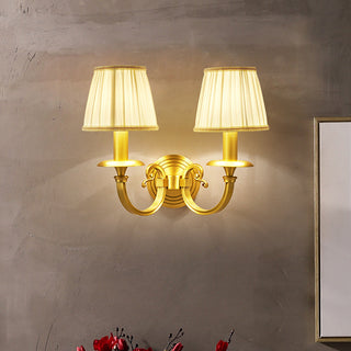 Silva Décoratif Intérieur Applique Murale Métal Tissu Salon Chambre à Coucher