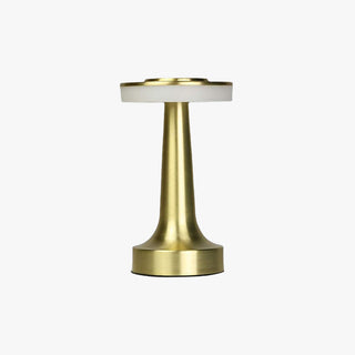 Mira Lampe de Table Champignon Moderne LED Métal/Acrylique Doré/Argent/Rose Rouge Salon