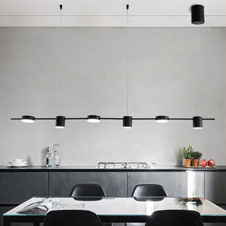 Arisha Modern LED Suspension Or Noir Métal Salon Chambre à Coucher