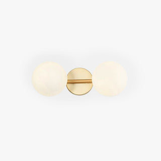 Valentina Applique Murale à miroir LED Vanity Métal Verre Simple Blanc Salle de Bain