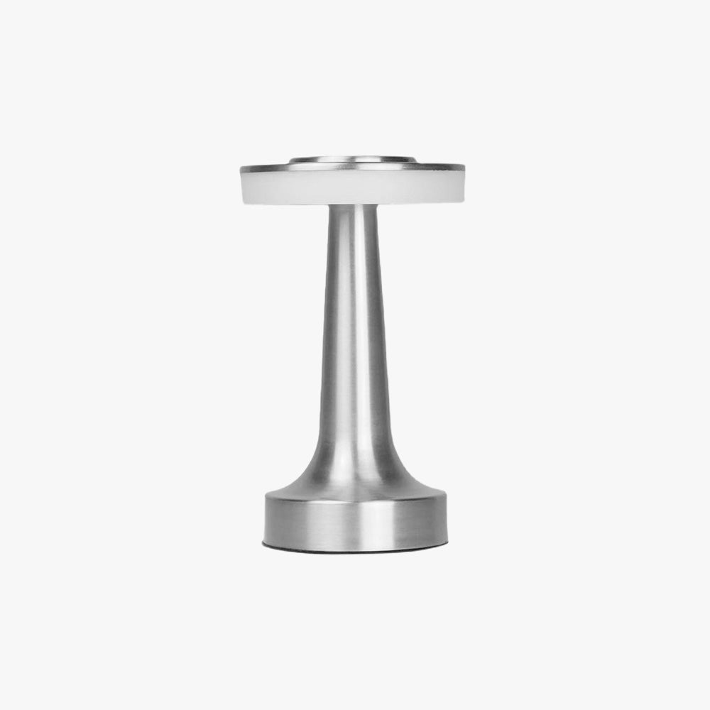 Mira Lampe de Table Champignon Moderne LED Métal/Acrylique Doré/Argent/Rose Rouge Salon