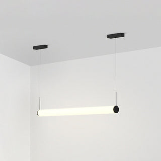 Ray Suspension Extérieure Cylindre Moderne, Métal/Acrylique, Noir/Blanc, Balcon