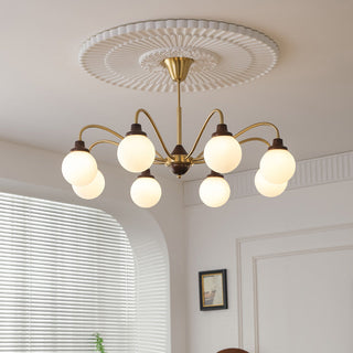 Valentina Français LED Lustre Chromé Or Salon/Chambre À Coucher