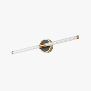 Arisha Applique Murale Moderne LED Cercle Longue Cuivre/Noir Salle de Bain