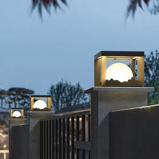 Ray Lampe de Poteau Solaire, Montagne, L 25/30/40CM