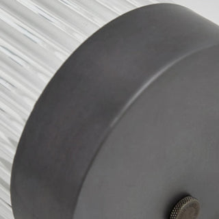 Kostel Applique Murale Semi Cylindrique. Métal/Verre. Extrérieur-Luire