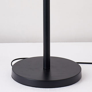 Arisha Design Lampadaire Rond Moderne Métal/Acrylique Noir/Blanc Salon/Chambre