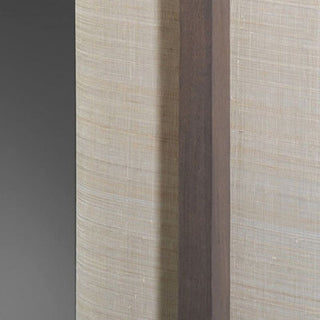 Muto Lampadaire Rectangulaire Moderne, Bois/Tissu, Bois, Salon