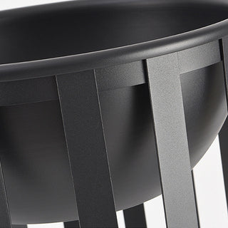 Ray Lampadaire Solaire Globe Moderne, Métal, Noir, Allée