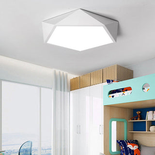 Arisha Design LED Plafonnier Simple Moderne Métal Noir/Blanc Salon