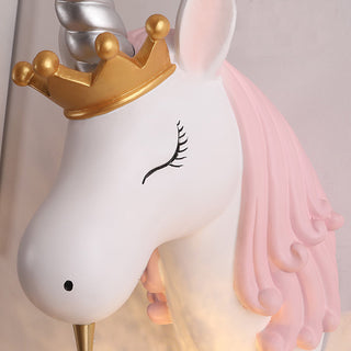 Aria Applique Murale Moderne Licorne/Fraise, Rose/Bleu, Chambre d'enfants