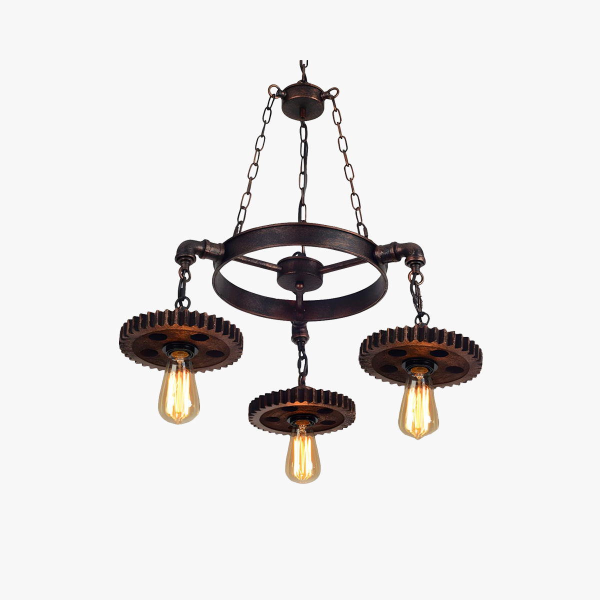 Silva Industriel Suspension Métal Bronze Chambre à Coucher