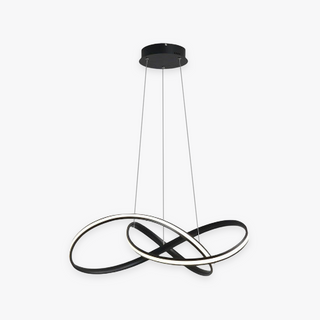 Arisha Luminaires Suspension d'anneaux Contemporains Minimaliate, Métal