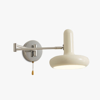 Arisha Applique Murale Orientable Scandinave, Métal, Blanc, Salon