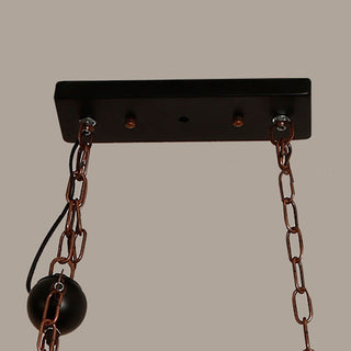 Epoch Suspension Guitare Vintage, Metal/Bois, Marron, Chambre
