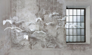 Lustra Suspension Lampe Ailes d'Oiseau pour Salon-Luire