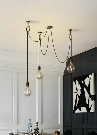 Lustra Lustre Industrial Spider Bulb Hanging-Luire